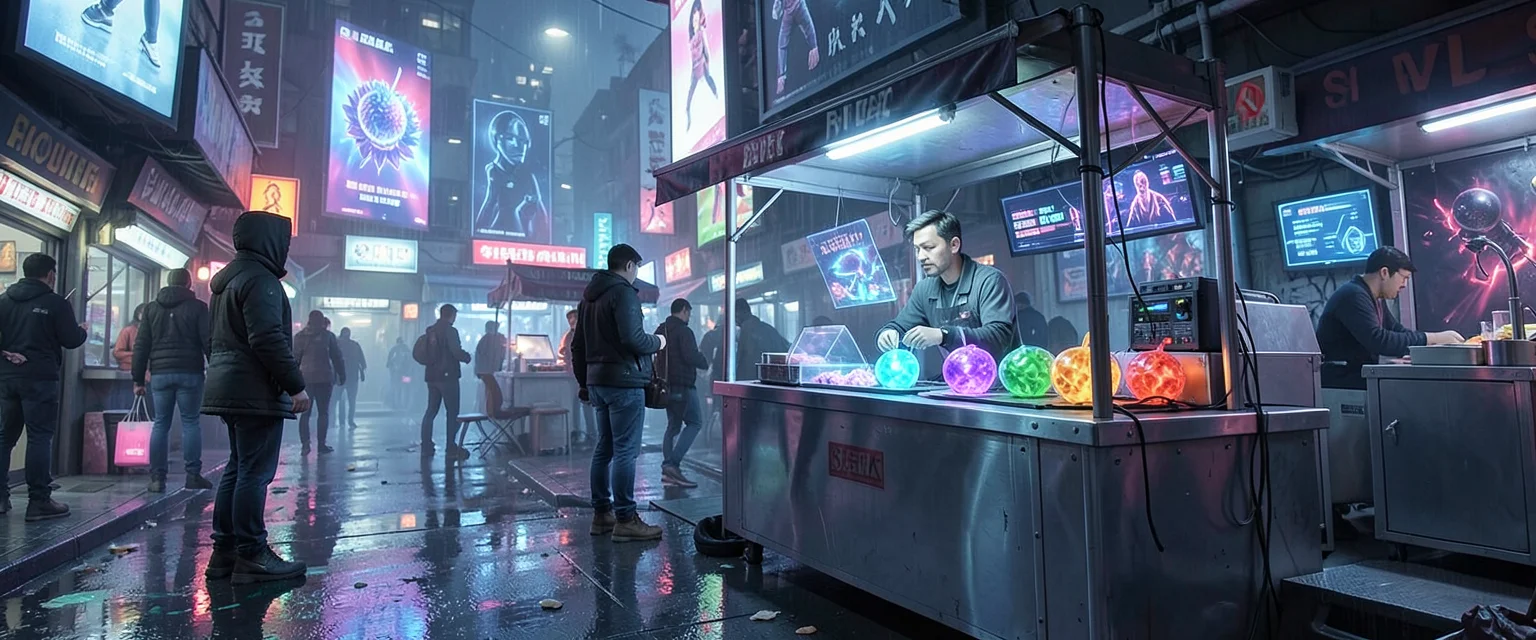 Cybernetic Bazaar — Flux AI prompt