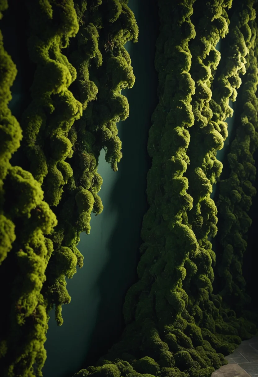 Chrome-Moss Tapestry — SDXL AI prompt