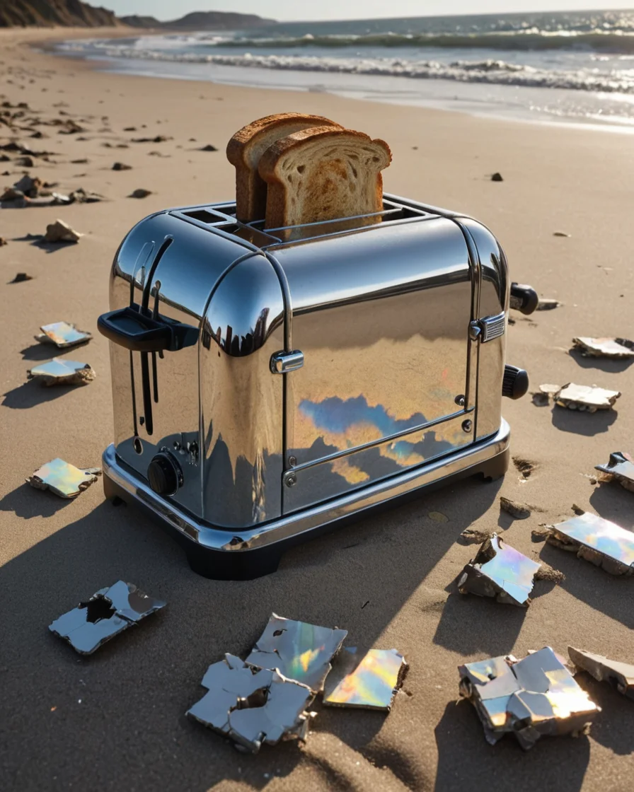 Chrome Relic — SDXL AI prompt