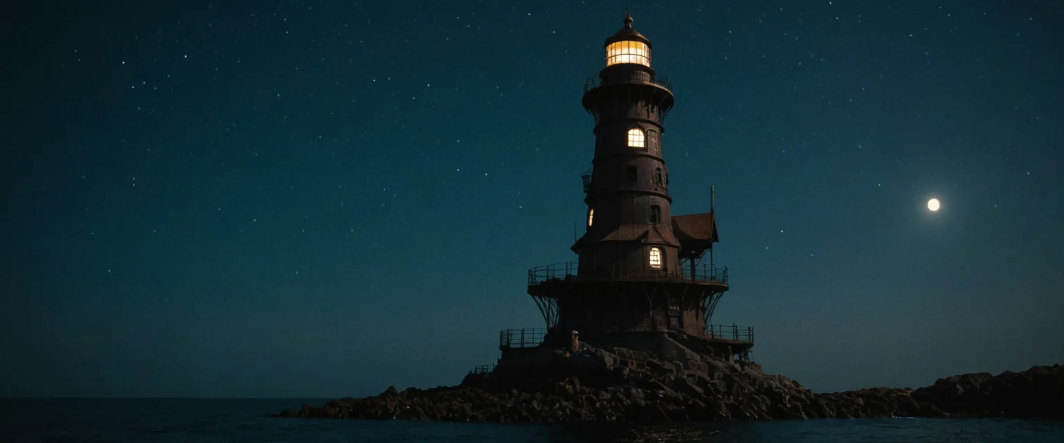 The Deep Time Beacon — SDXL AI prompt