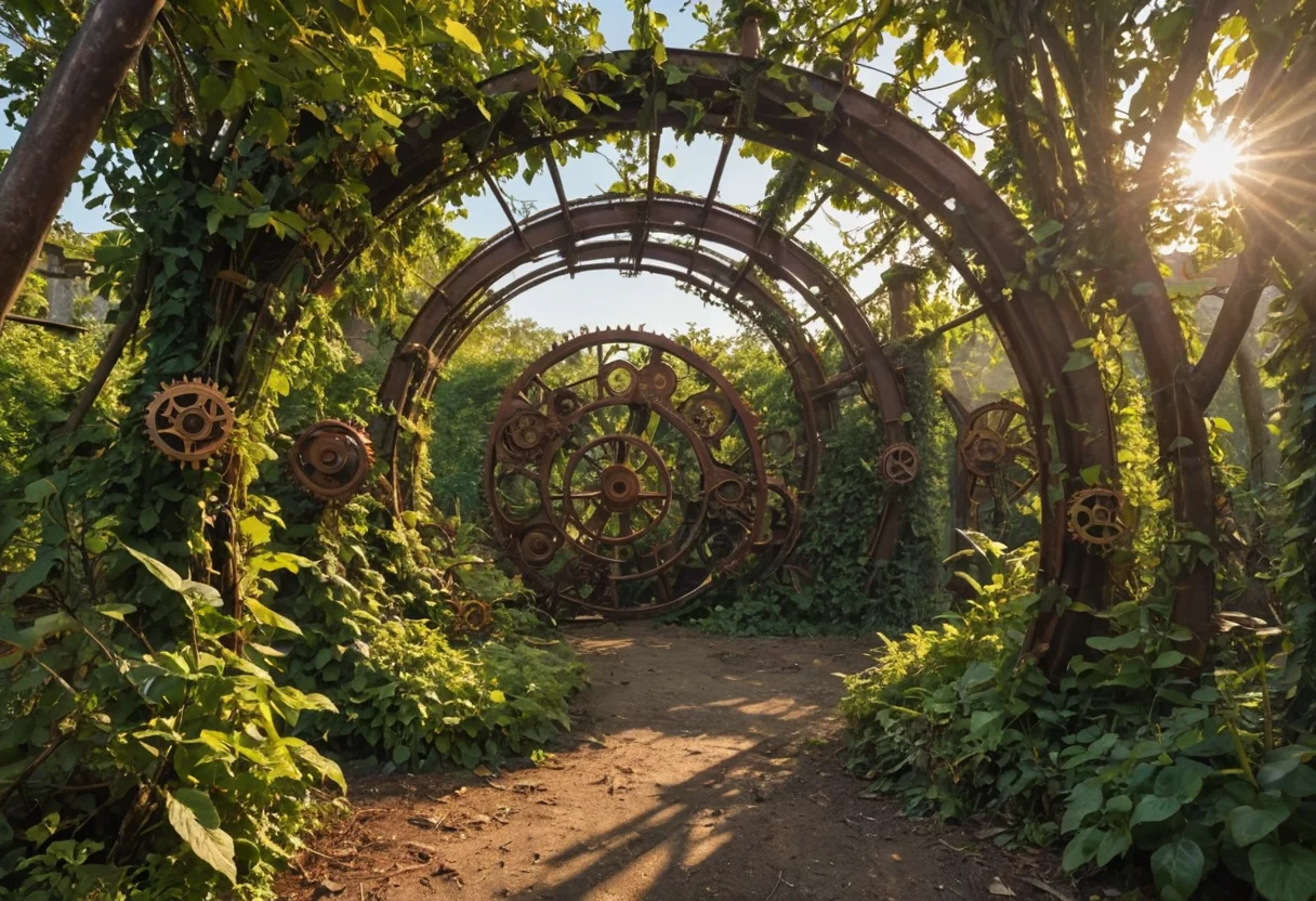 Chronos Garden Bloom — SDXL AI prompt