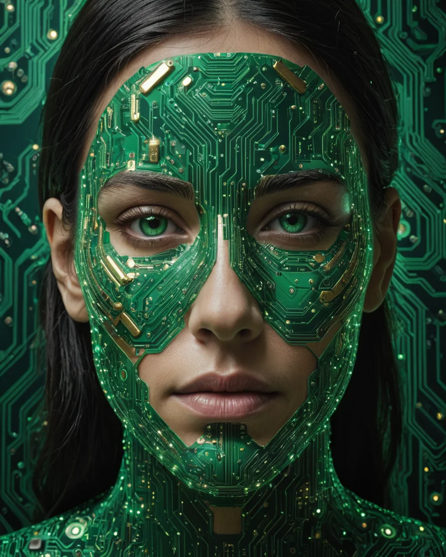 Circuit Portrait — SDXL AI prompt