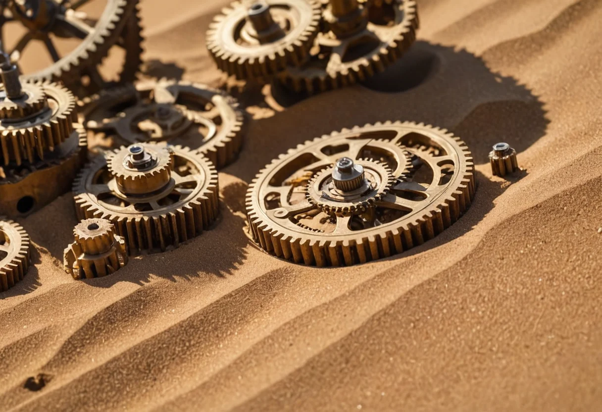Clockwork Desert — SDXL AI prompt