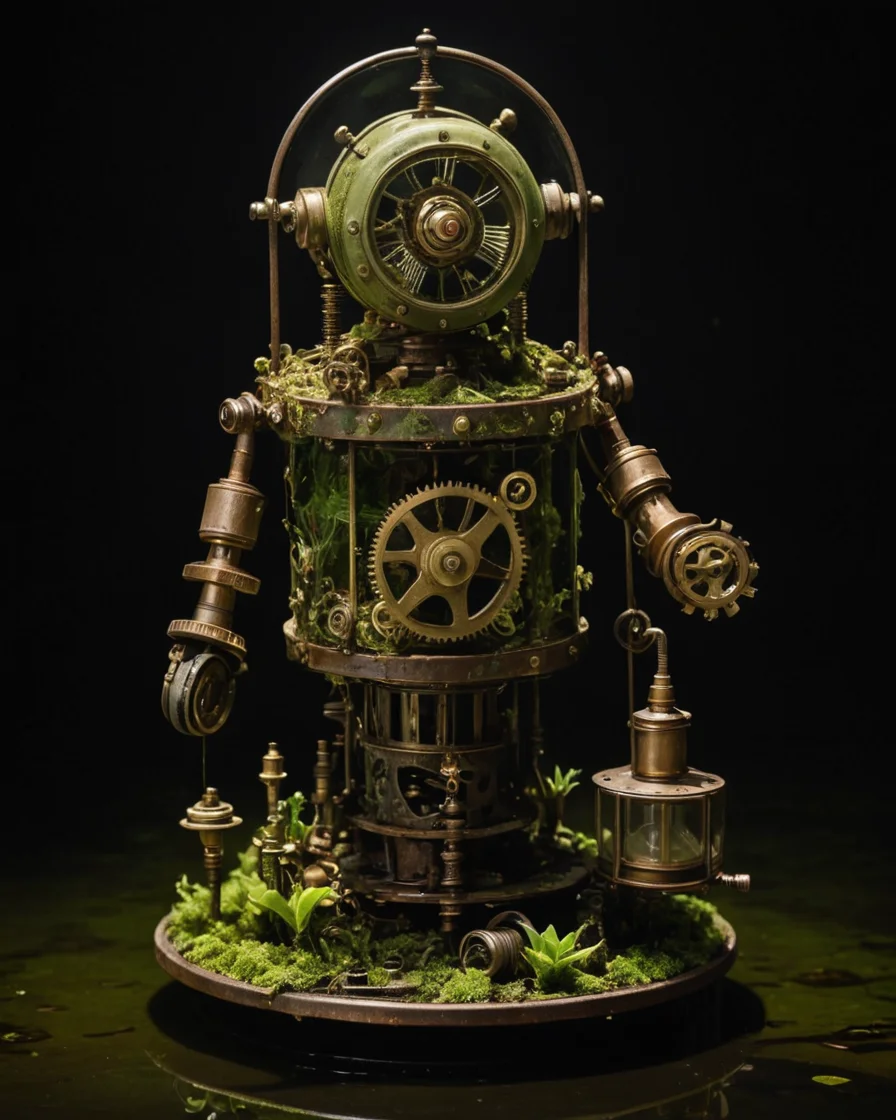 Waterlogged Automaton — SDXL AI prompt