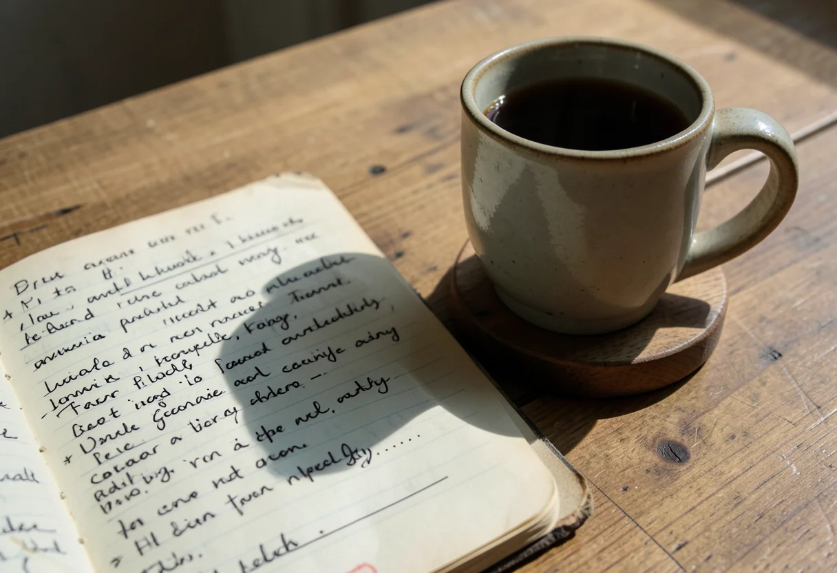 Third-Wave Stillness — Flux AI prompt