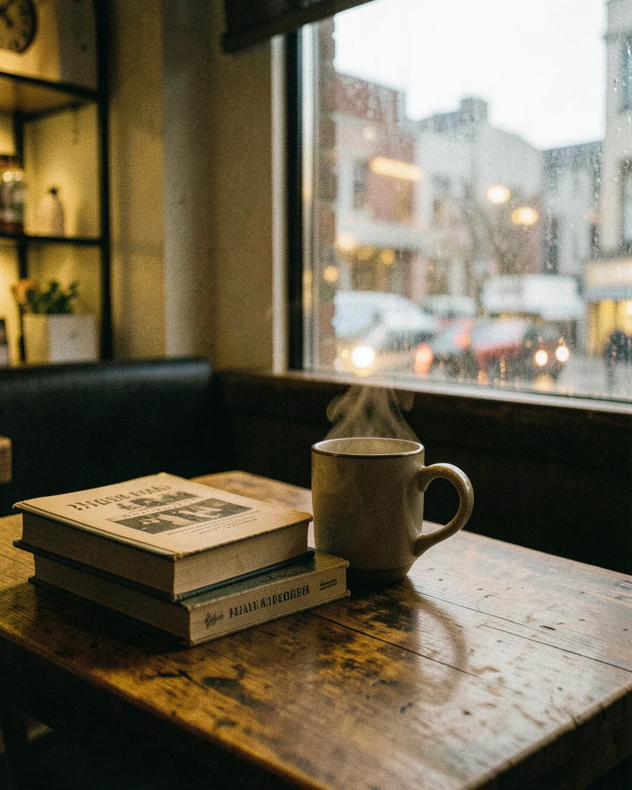 Analog Brew Study — Flux AI prompt