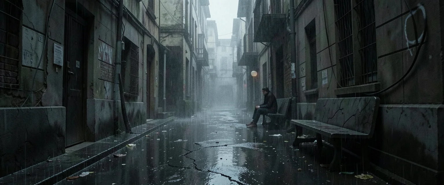 Concrete Monologue — Flux AI prompt