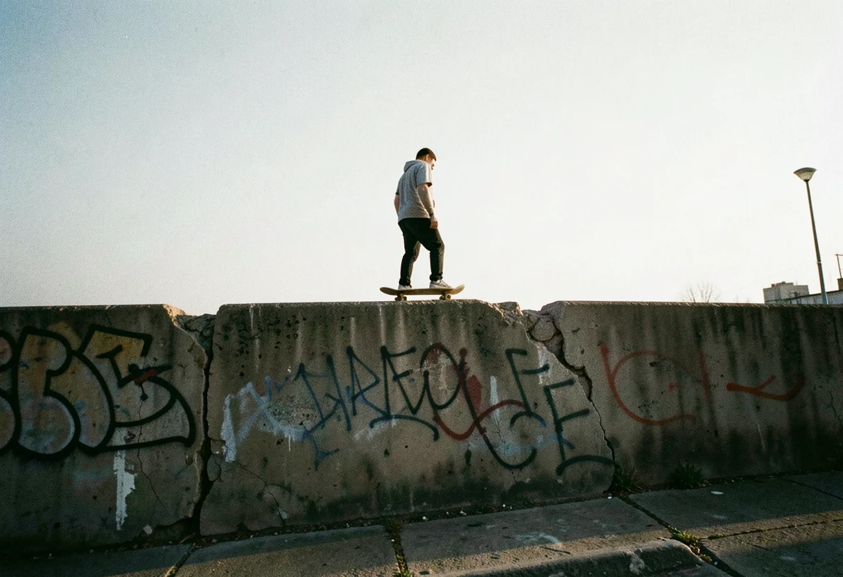 Concrete Skate Zenith — Flux AI prompt