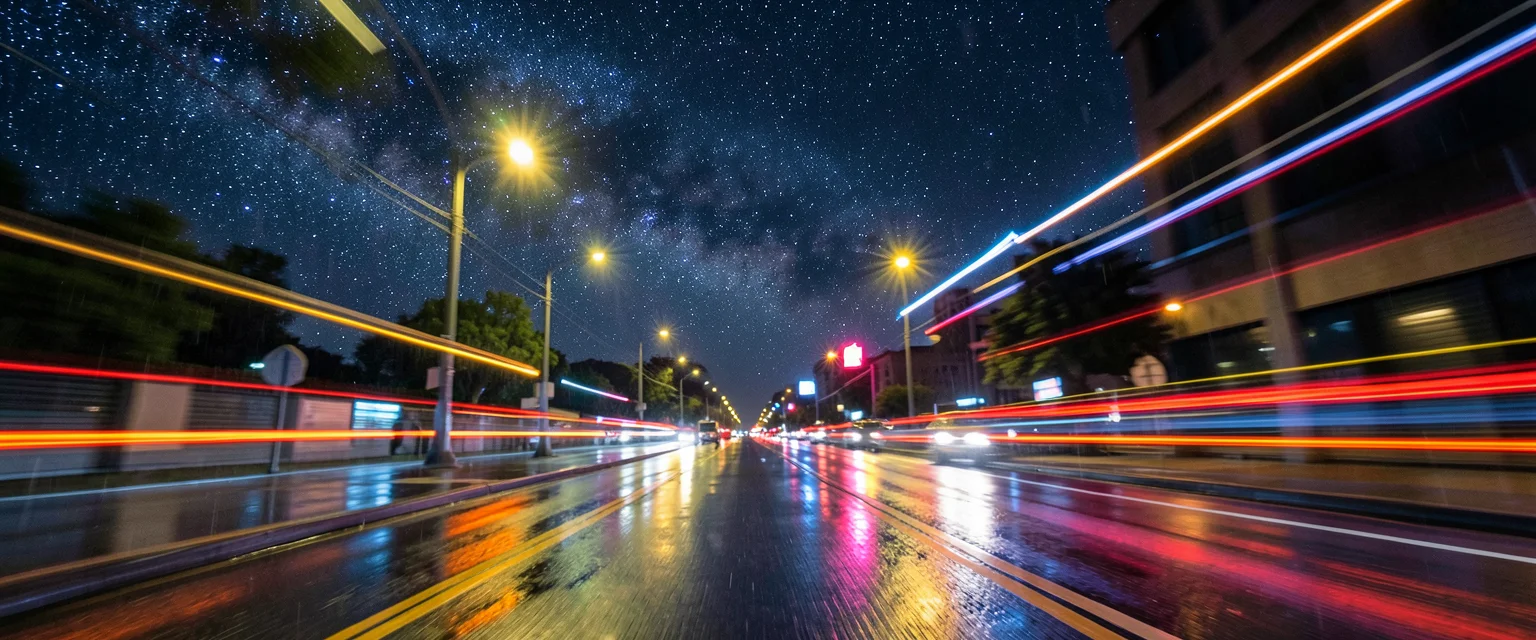 Star Maps on Asphalt — Flux AI prompt