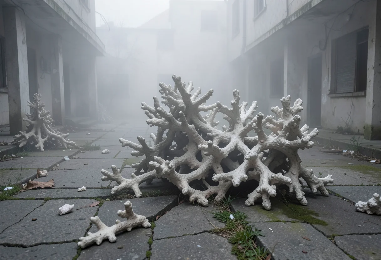 Curious Coral Form — Flux AI prompt