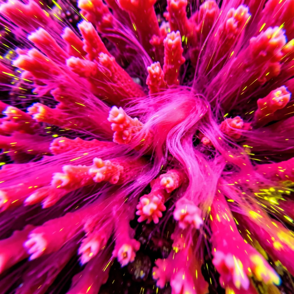 Coral Chaos — Flux AI prompt