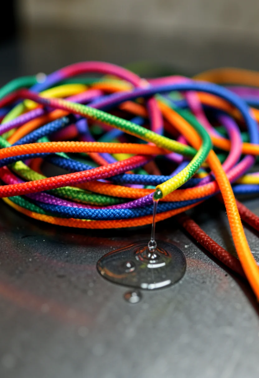 Tangled Lines — Flux AI prompt