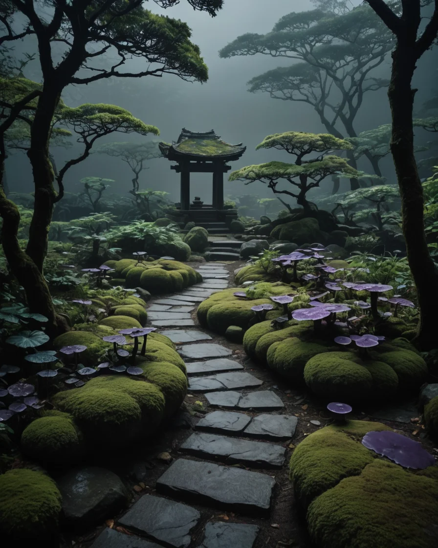 Corrupted Garden — SDXL AI prompt
