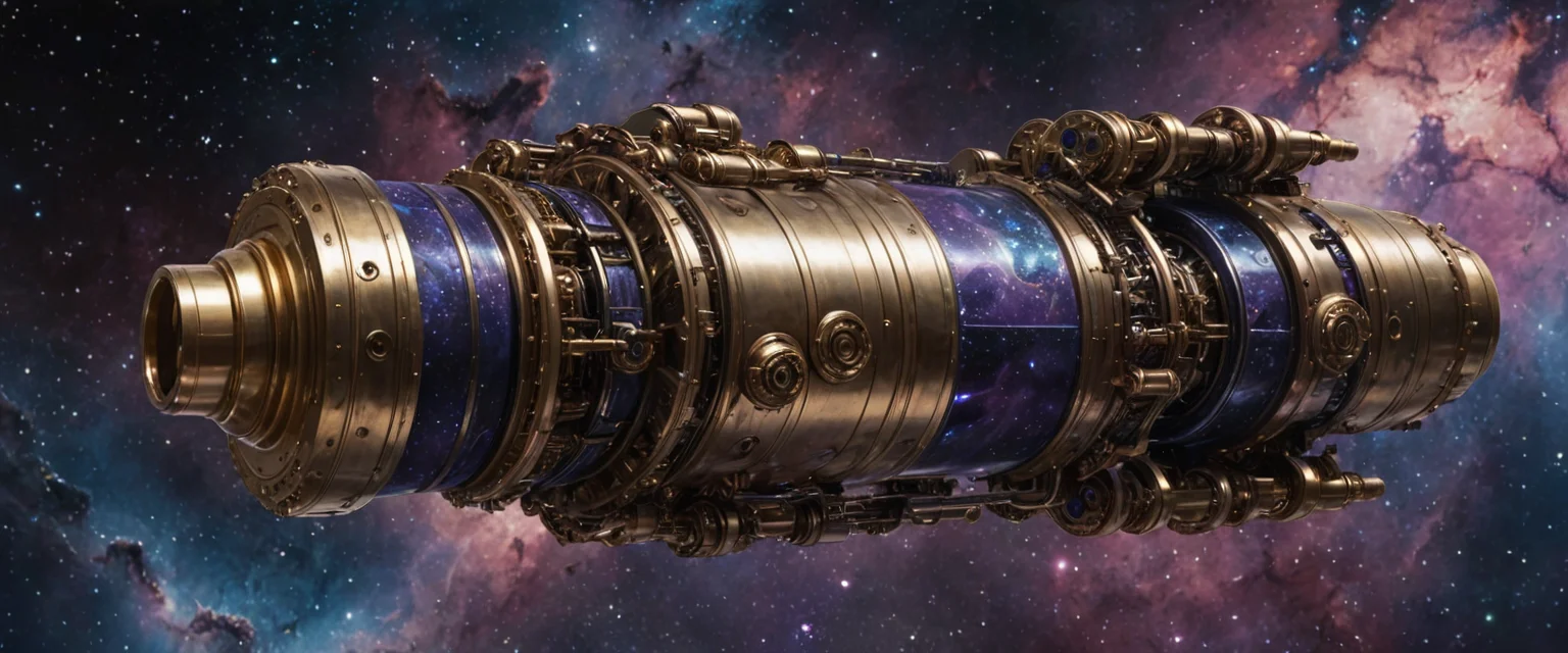 Cosmic Engine Stillness — SDXL AI prompt