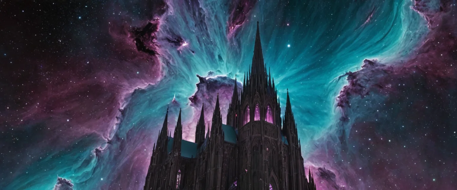 Cosmic Nebula Sanctuary — SDXL AI prompt