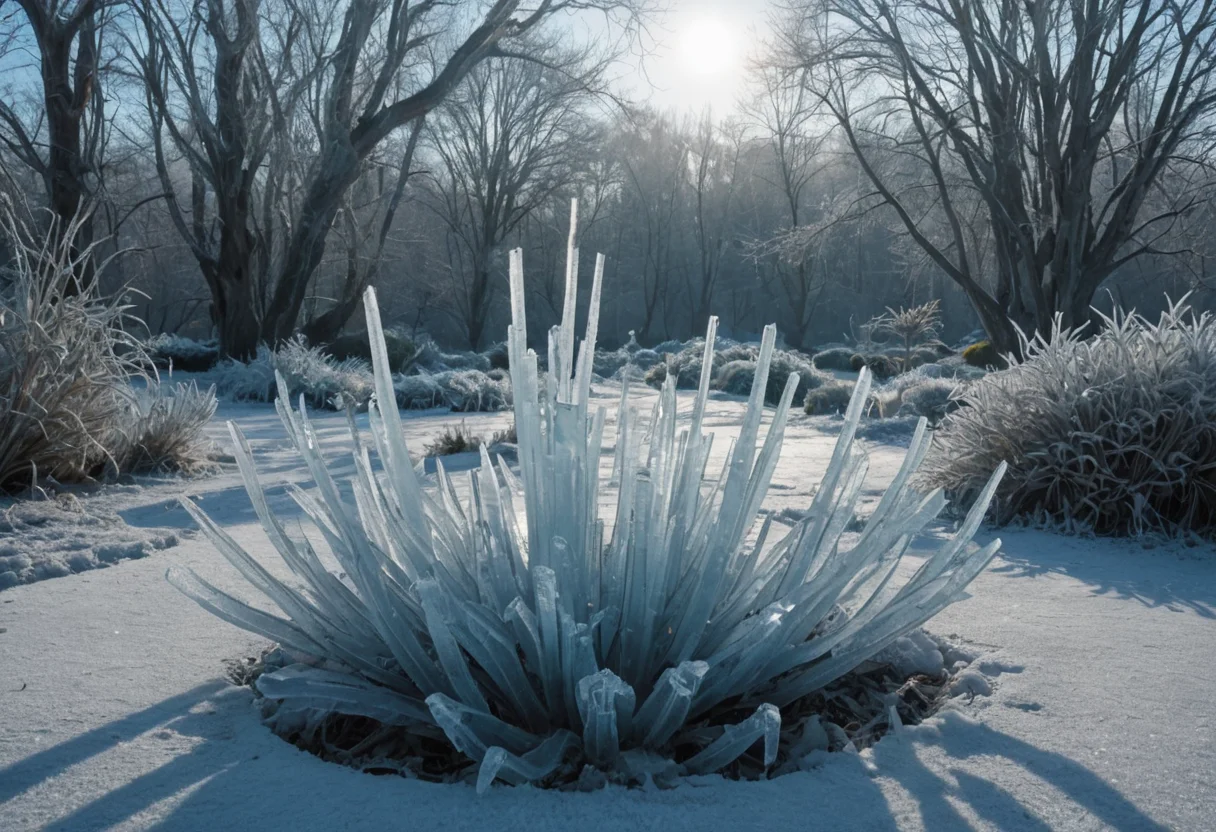 Cryo-Garden Dream — SDXL AI prompt
