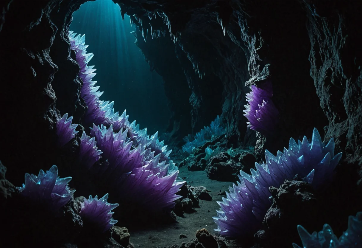 Crystal Trench — SDXL AI prompt