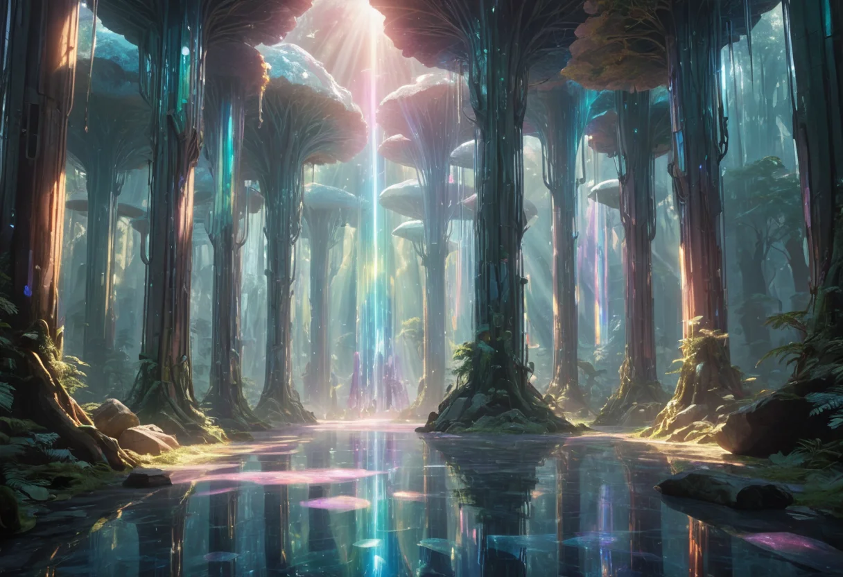 Crystal Forest Dream — SDXL AI prompt