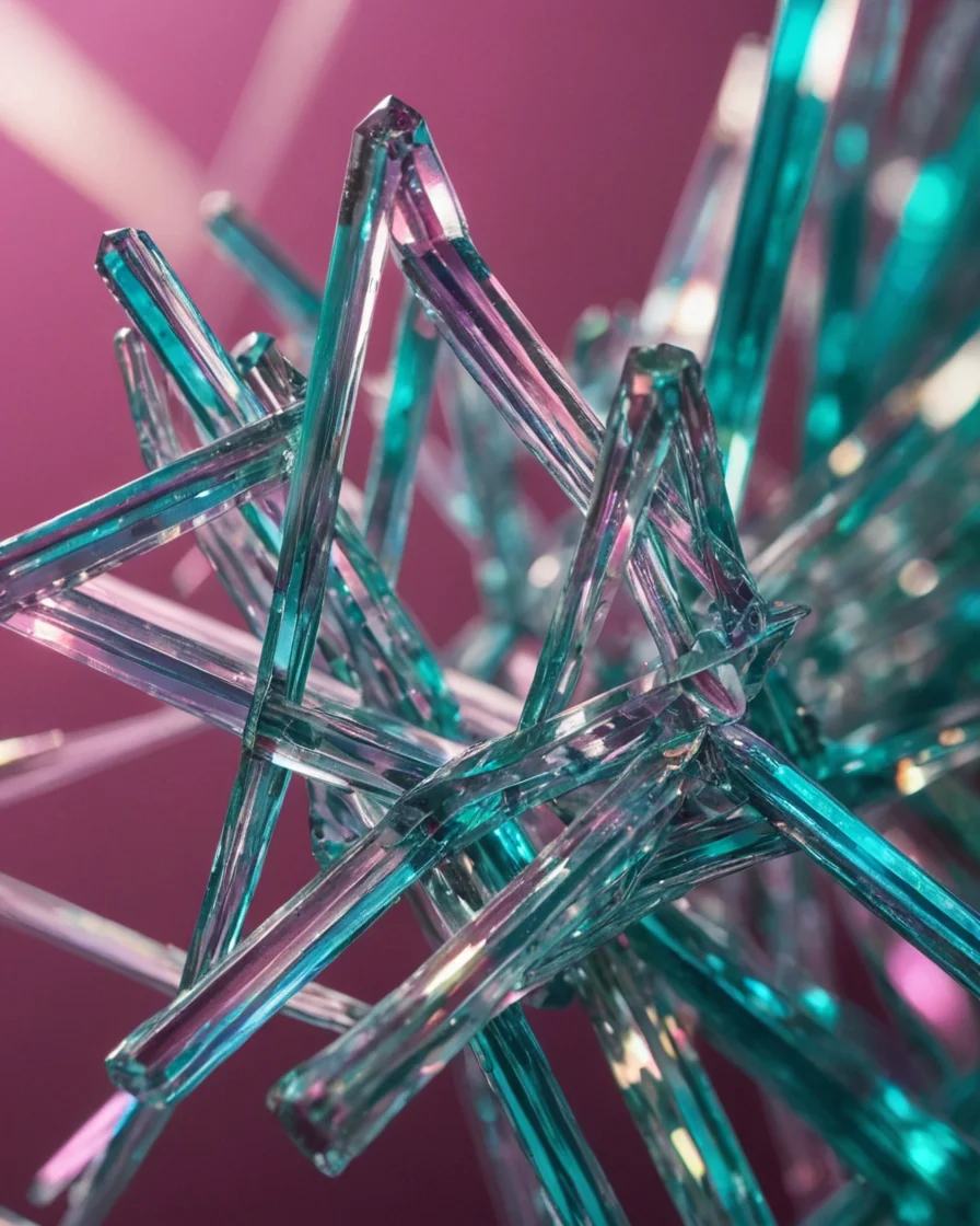 Crystal Micro-Anatomy — SDXL AI prompt