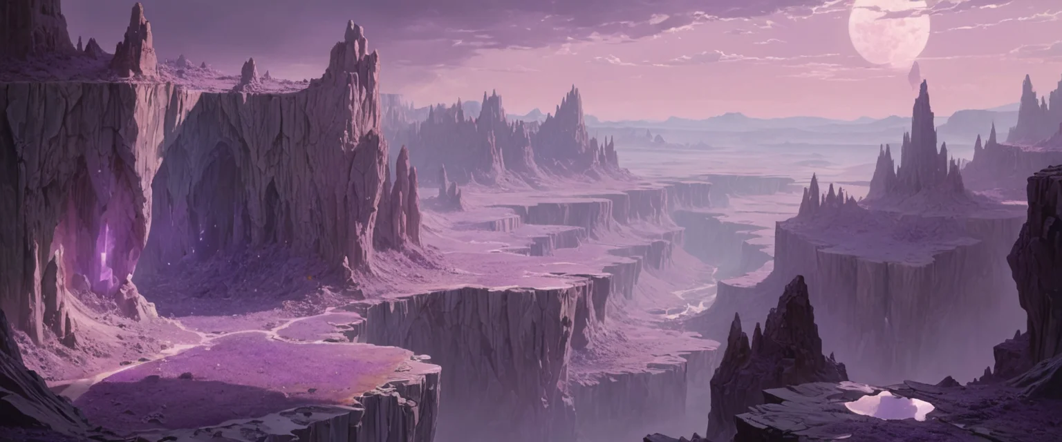 Crystal Trench (illustration) — SDXL AI prompt
