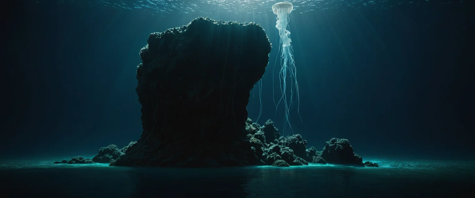 Crystalline Abyss Monolith — SDXL AI prompt