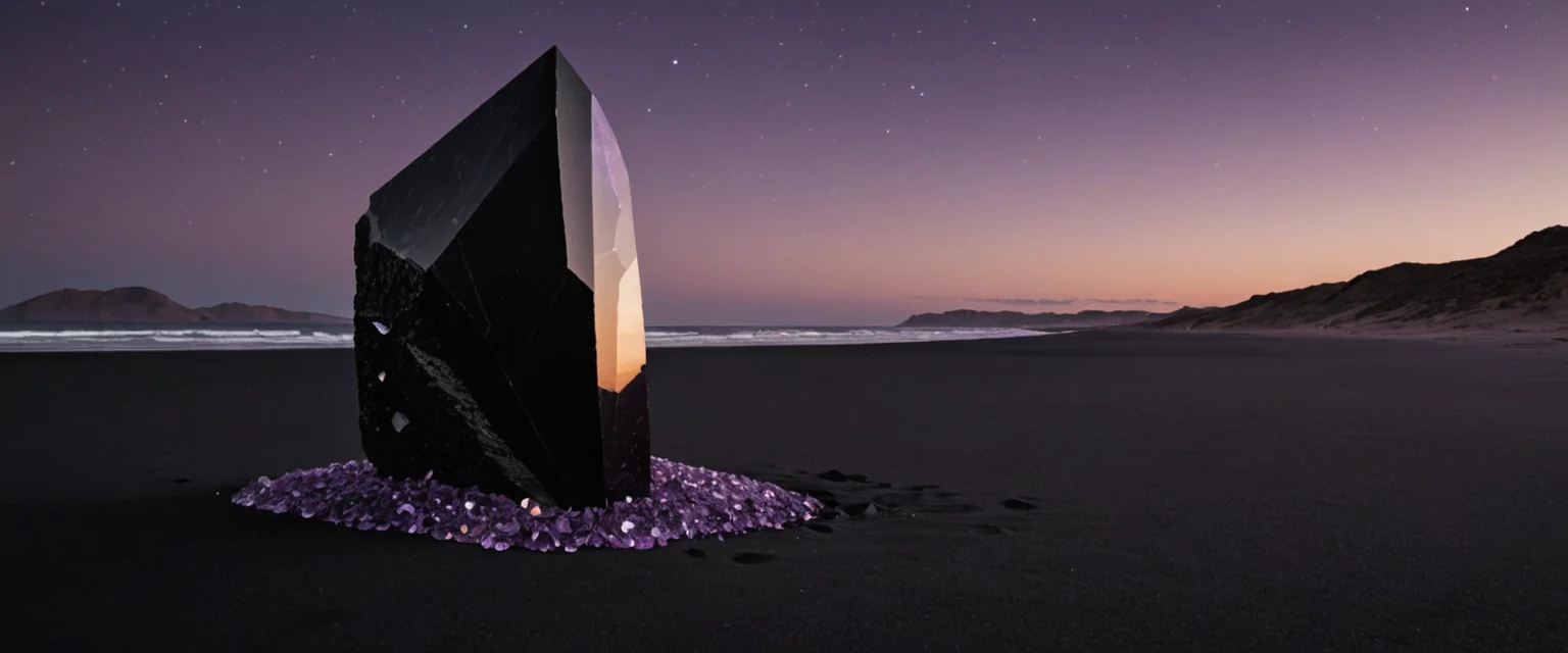 Void Crystalline Monolith — SDXL AI prompt