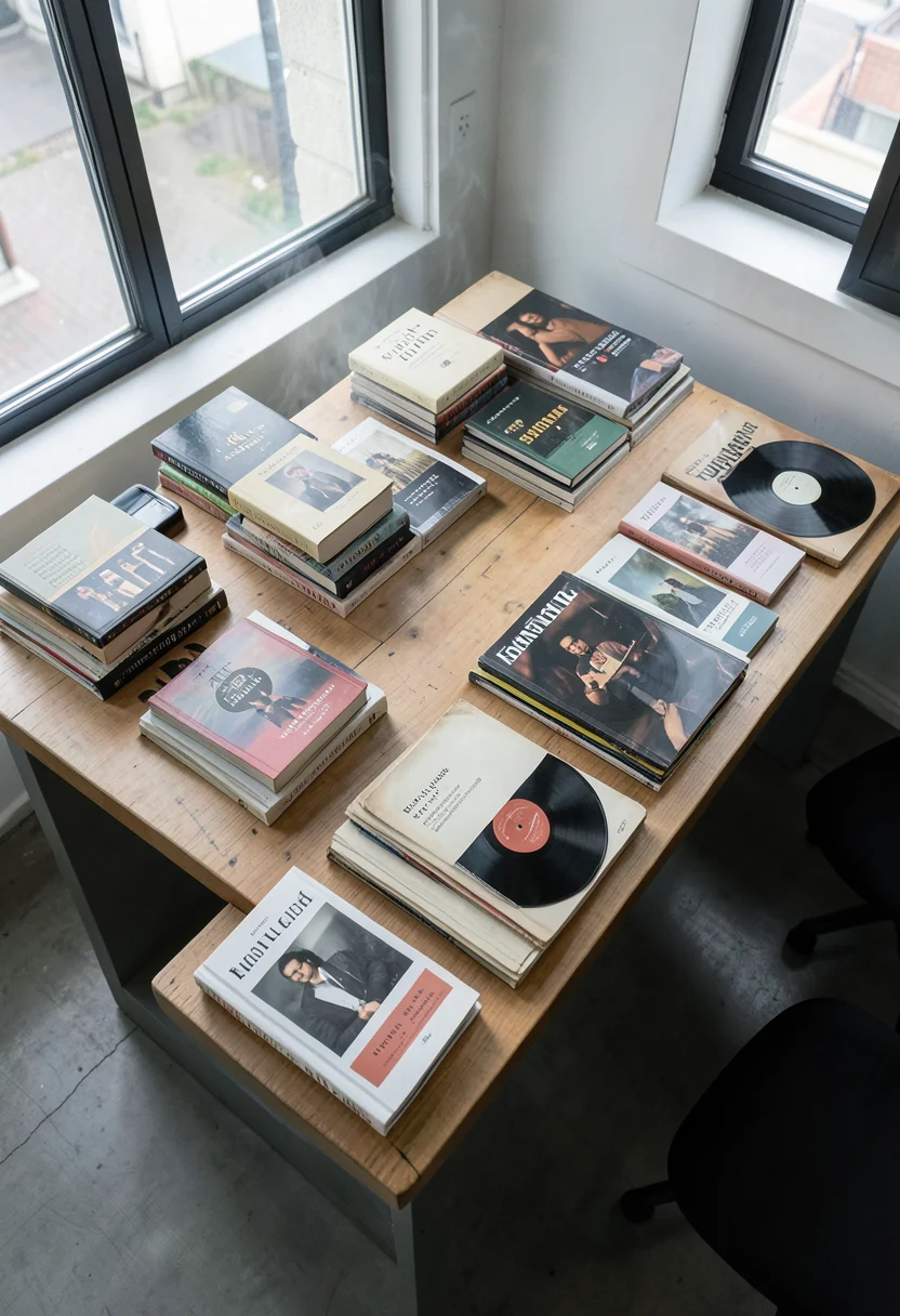 Academic Clutter — Flux AI prompt