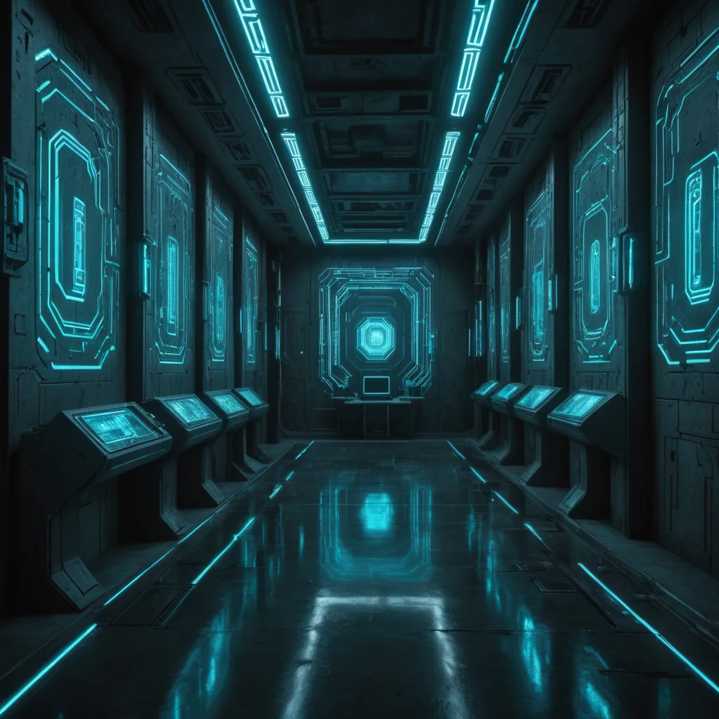 Neon Monolith — SDXL AI prompt