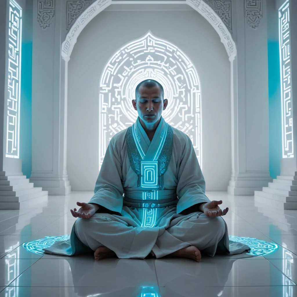 Cyber-Monk Zen — SDXL AI prompt