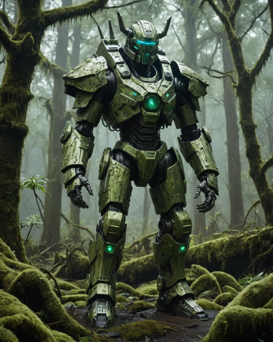 The Phosphorescent Sentinel — SDXL AI prompt