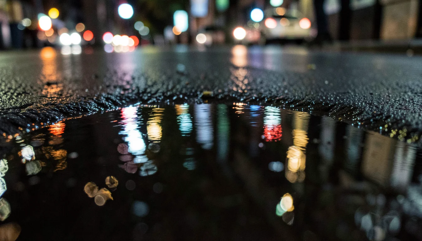 Rainy Reflection — Flux AI prompt