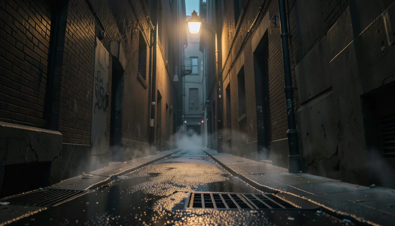 Alley Moisture — Flux AI prompt