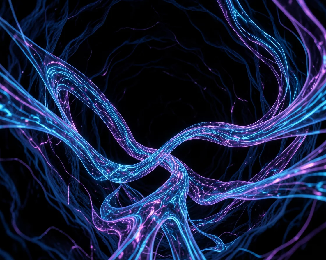 Data Stream Abyss — Flux AI prompt