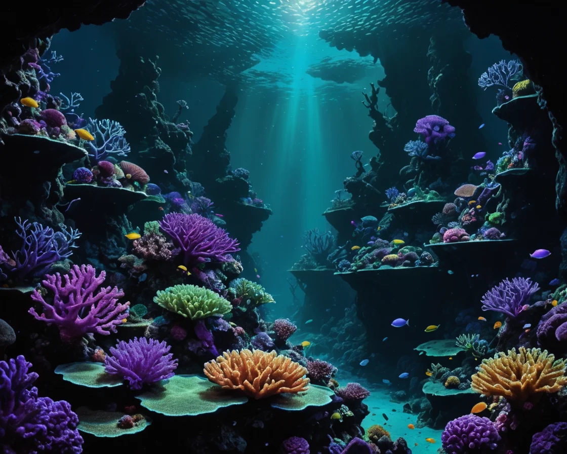 Deep-Sea Biolume — SDXL AI prompt