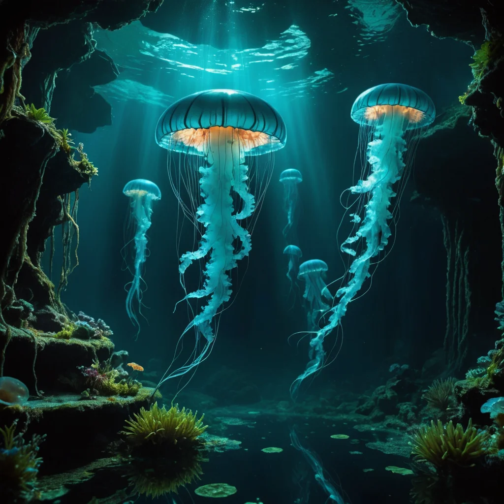 Deep-Sea Garden — SDXL AI prompt
