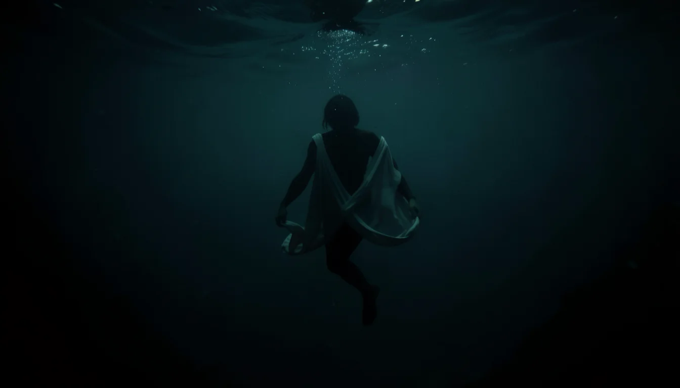 Deepsea silhouette — Flux AI prompt