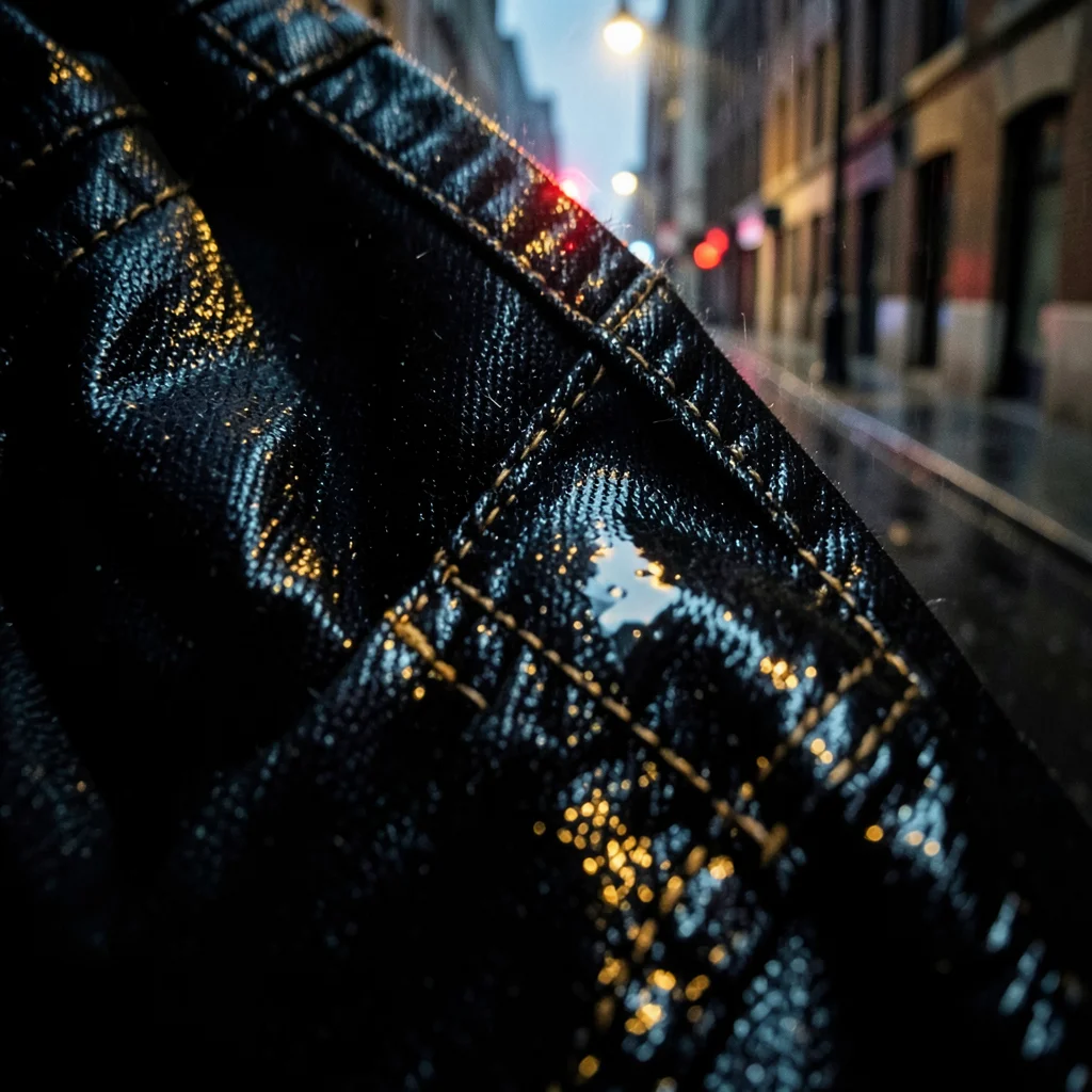 Gloss Finish Denim — Flux AI prompt