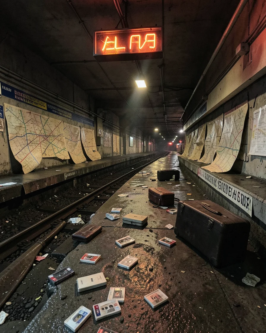 Forgotten Station Echo — Flux AI prompt