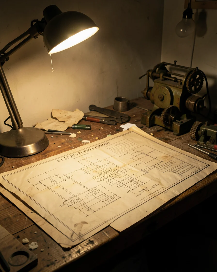 Blueprint Study — Flux AI prompt