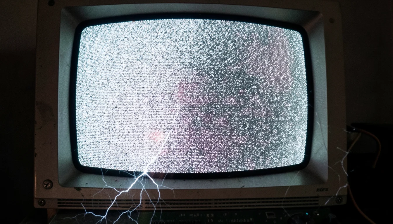 Circuit Static — Flux AI prompt