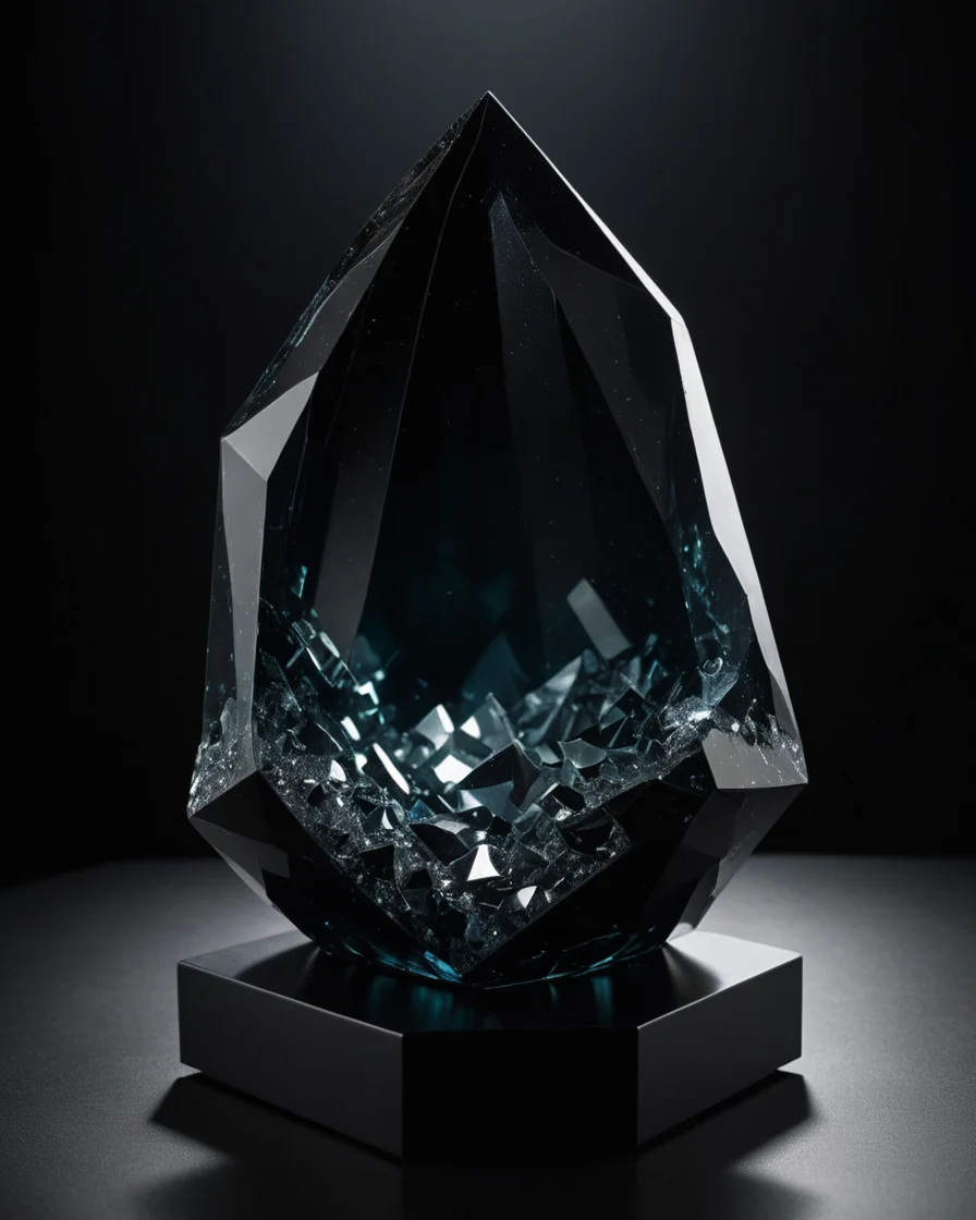 Digital Monolith Still-Life — SDXL AI prompt