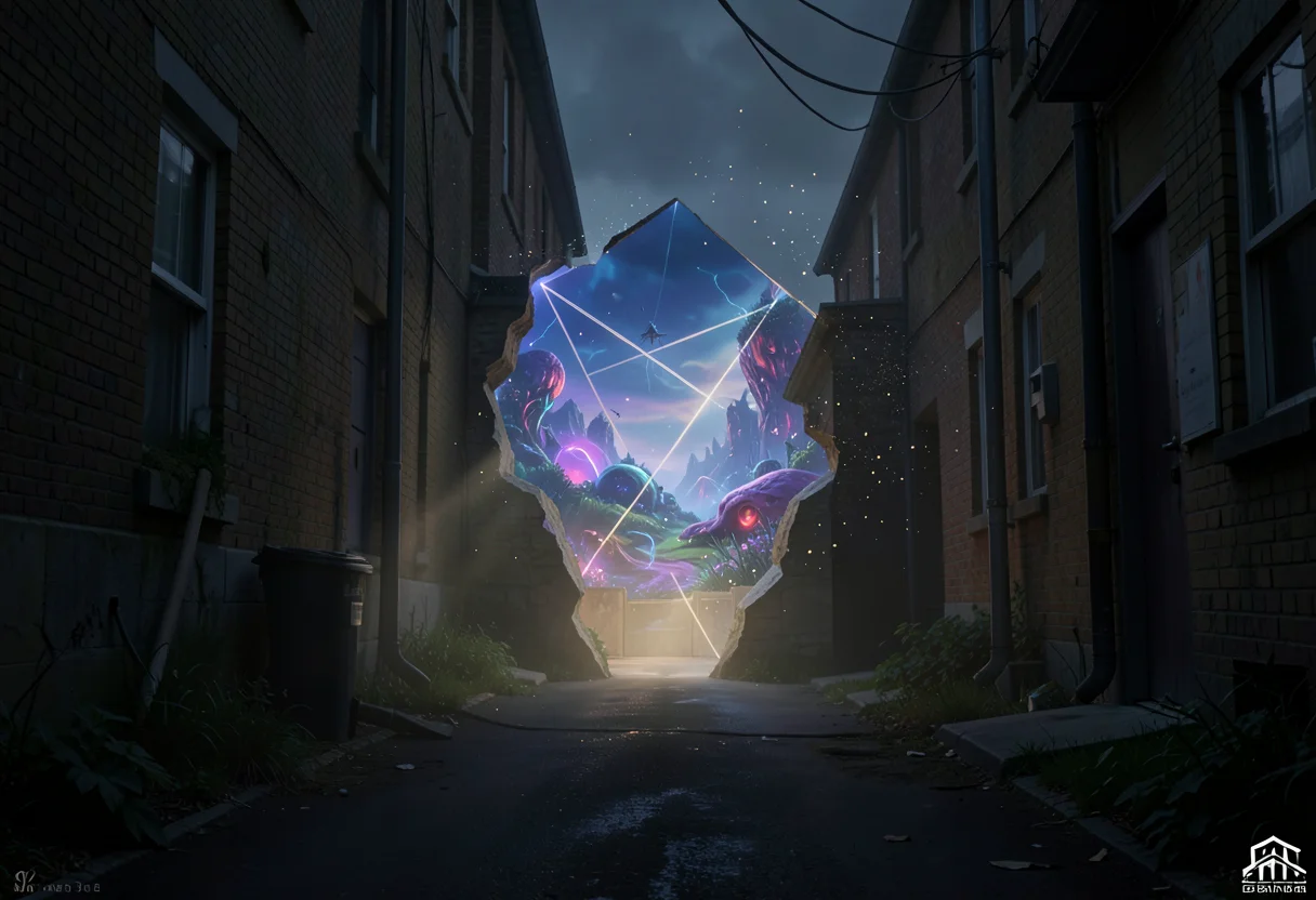 The Space Between — Flux AI prompt