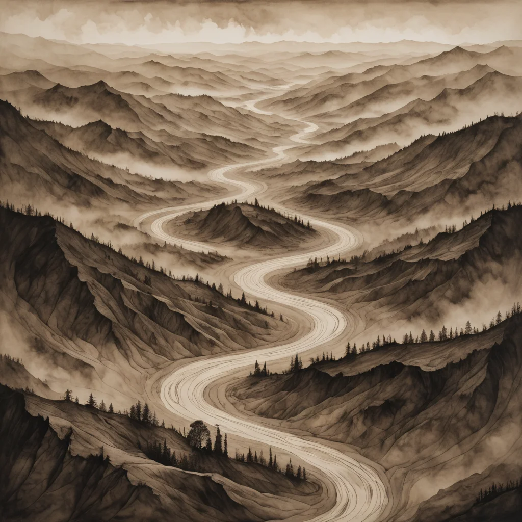 Map of Melancholy — SDXL AI prompt