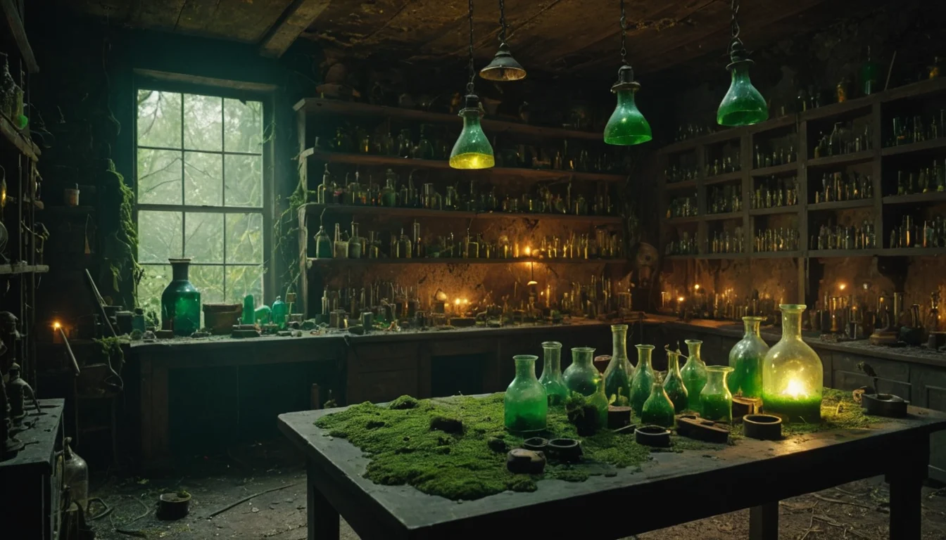 Decaying Alchemist's Lab — SDXL AI prompt