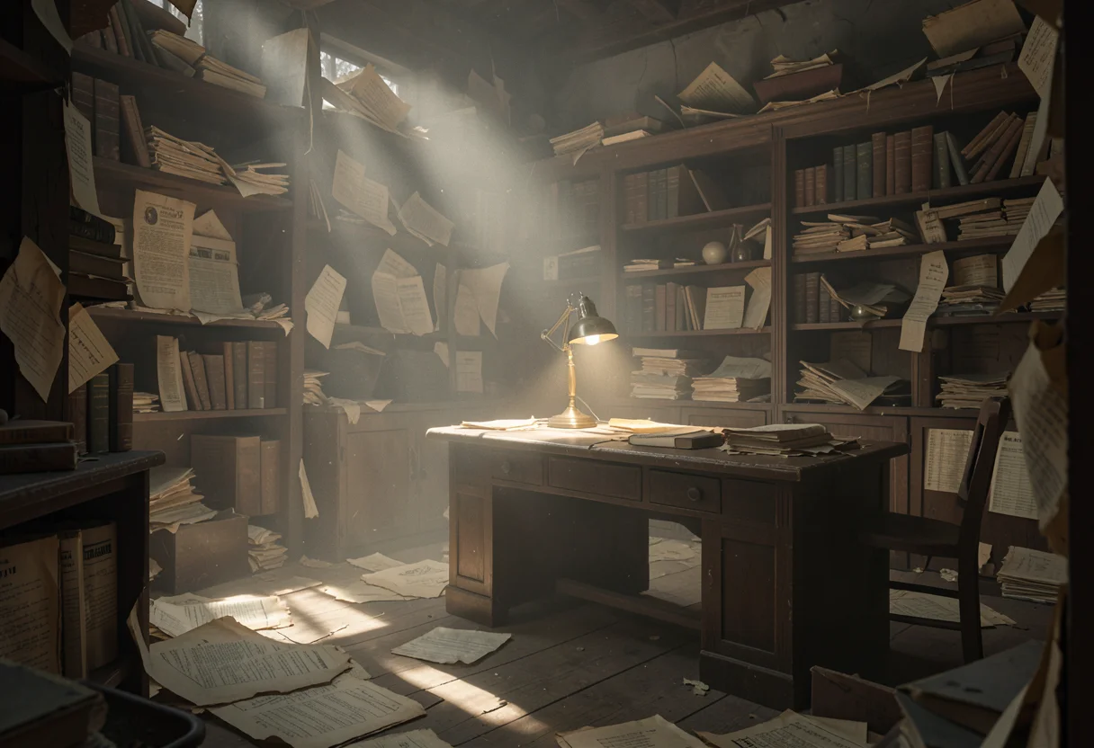 Faded Archive Ghost — Flux AI prompt