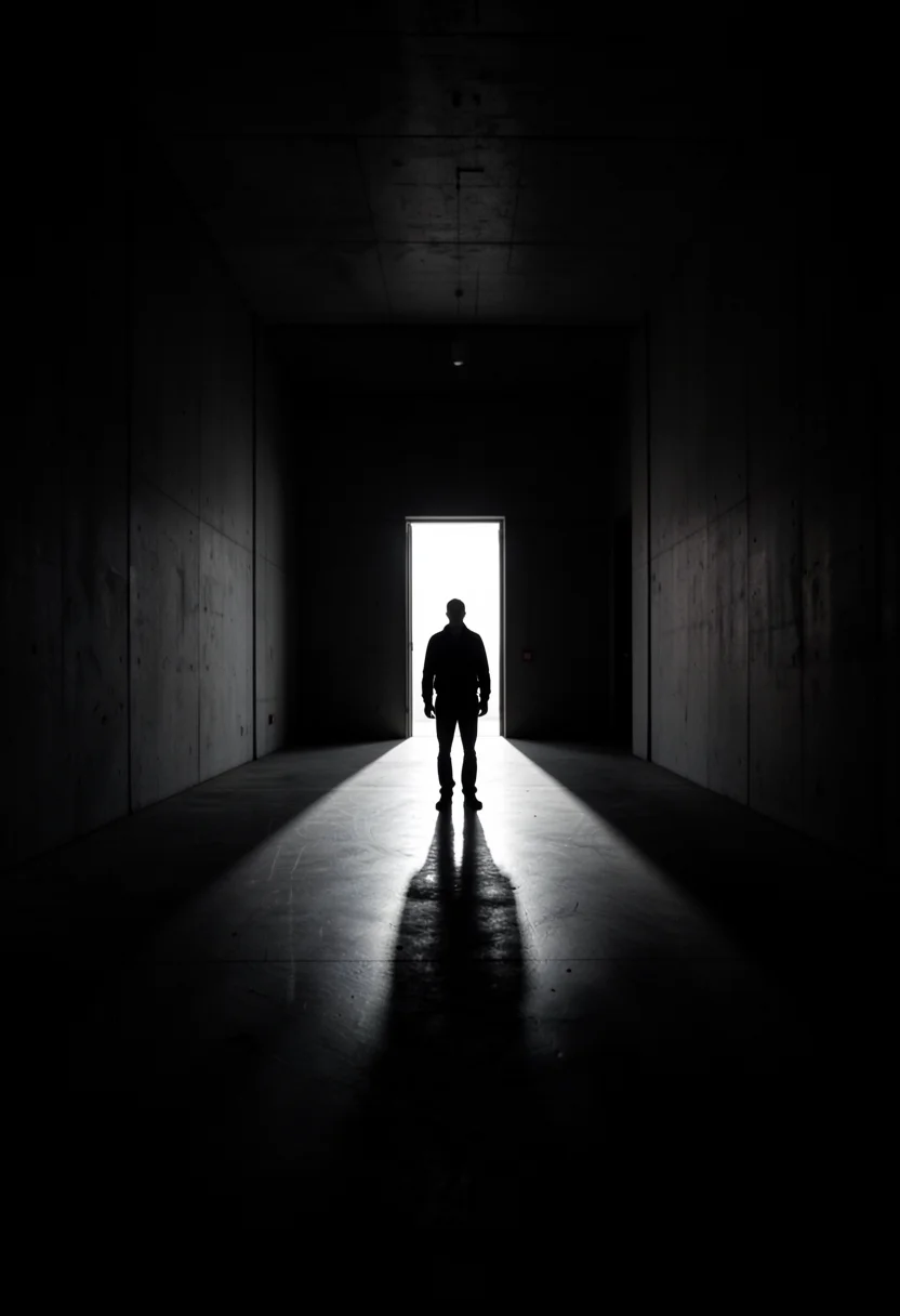 Shadow in the Hall — Flux AI prompt
