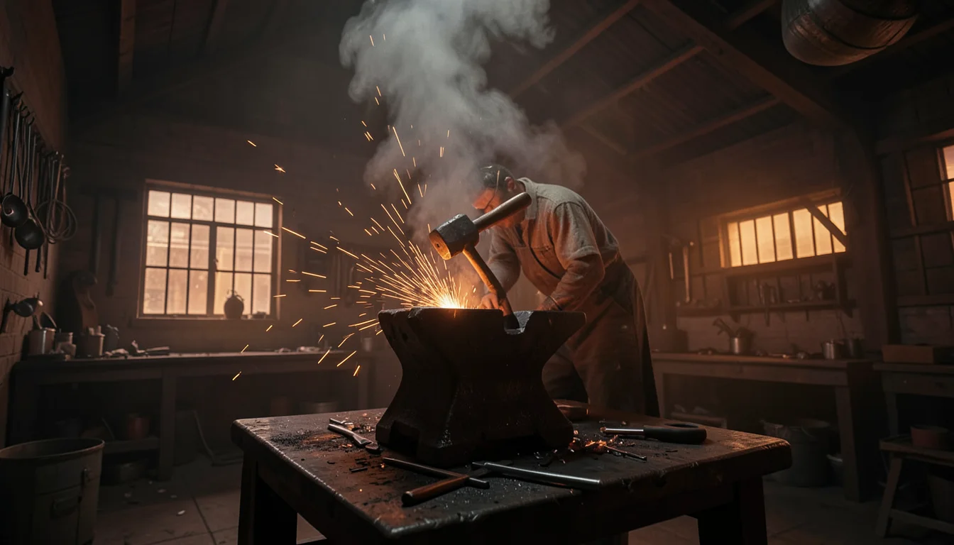 Iron Hearth — Flux AI prompt