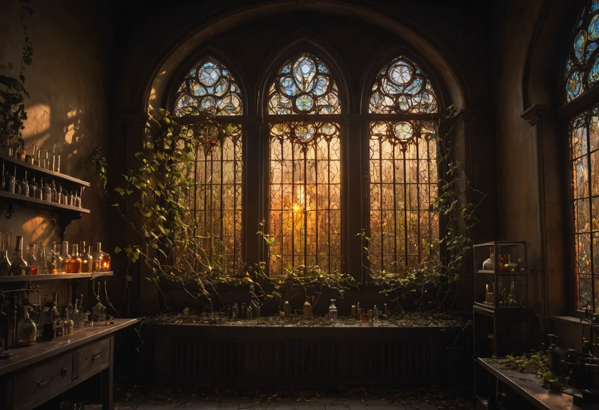 Forgotten Alchemy Laboratory — SDXL AI prompt
