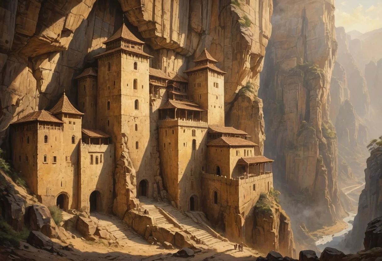 Forgotten Ink Monastery — SDXL AI prompt