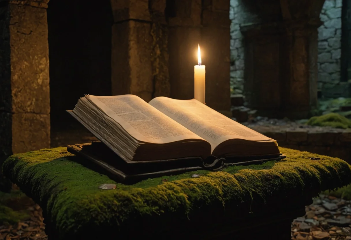 Forgotten Scroll Tome — SDXL AI prompt